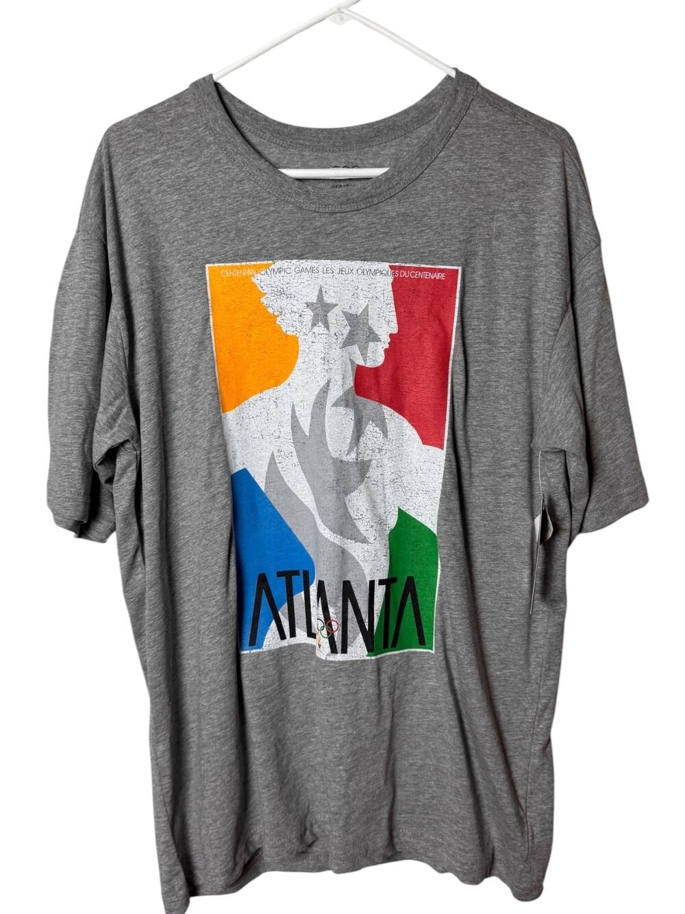 Heritage Men's Short Sleeve Crew Neck Atlanta  Tee Sz M New With Tag